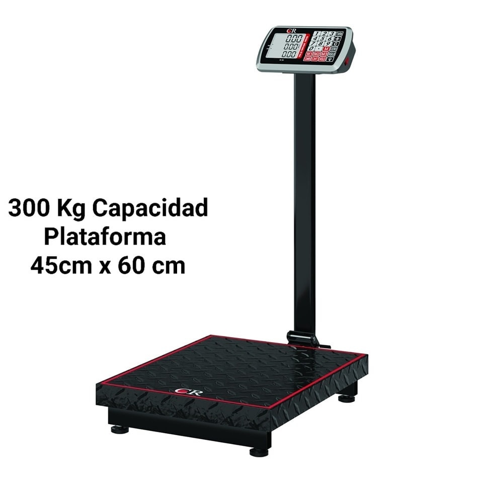 Plataforma de pesaje de 45 por 60 centímetros