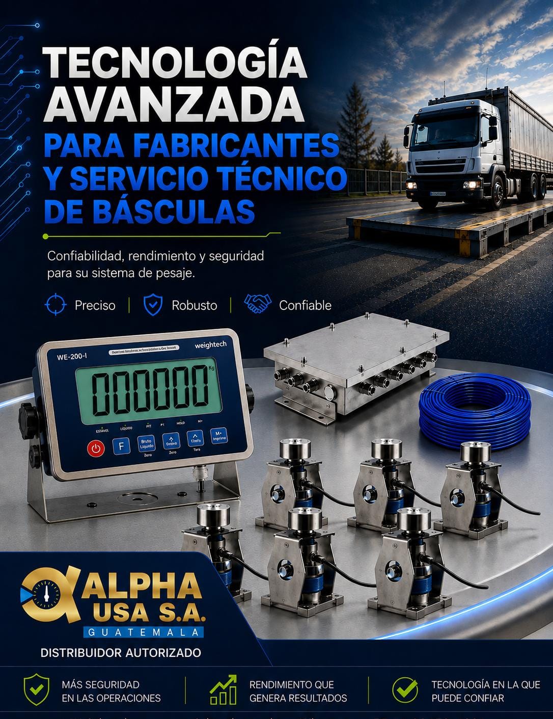 Tecnología de pesaje y equipos Alpha USA